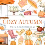 Cozy Autumn Clipart