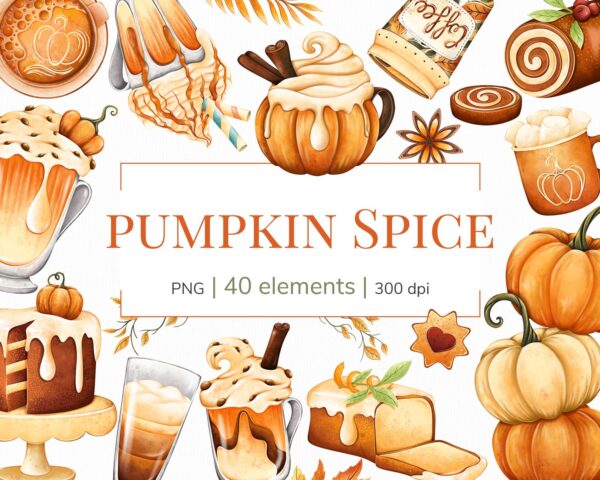 Pumpkin Spice Clipart