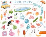 Pool Party Clipart - Image 2