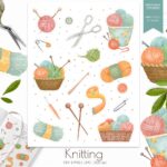 Knitting Stickers