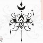 Boho Flower Sublimation Design