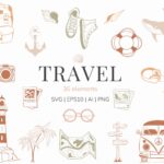 Boho Travel SVG