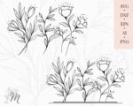 Flowers Sublimation Design