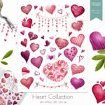 Hearts Stickers