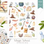 Magic School Stickers
