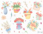 Spring Flowers Stickers - Image 5