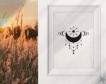 Boho Moon Sublimation Design - Image 5