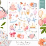 Birthday Party Stickers