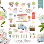 Flower Shop Stickers