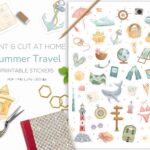 Summer Travel Stickers