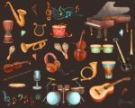 Music Instruments Stickers - Image 6